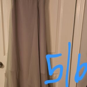 Elegant Gray Evening Gown